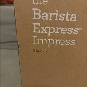 I’m selling brand new in box barista express impress